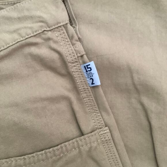 Tyndale Flame Resisitant Tan Work Cargo Pants 38 x 30 NWT - Picture 3 of 11